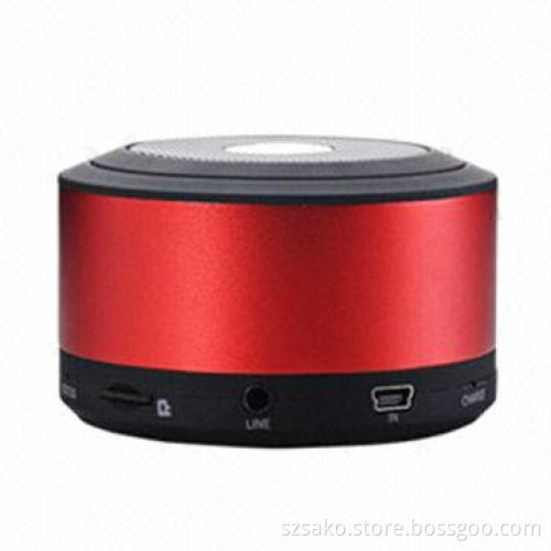 4-color Wireless Stereo TF Audio Player Metal Sense Design Handsfree Calling v3.0 Bluetooth Speaker